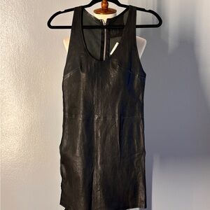 NWT RtA Black Leather Dress
